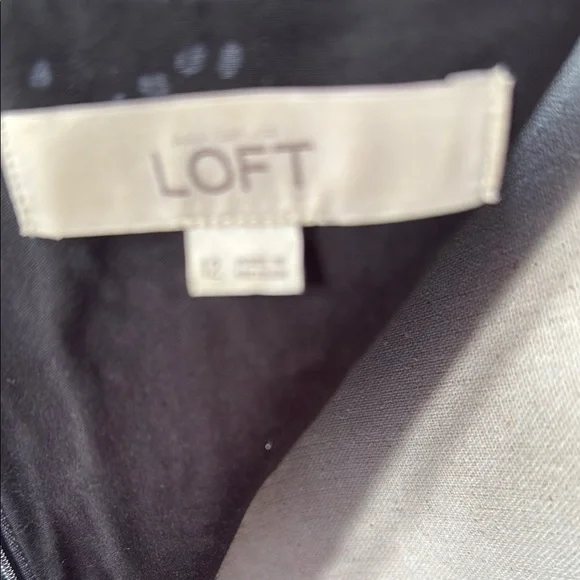 LOFT Black Spaghetti Strap Midi Sundress - Picture 2 of 7